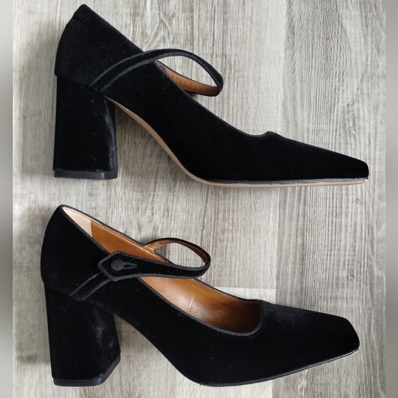 Le Monde Beryl Shoes - Le Monde Beryl Elegant Black Suede Mary Jane Shoes 9